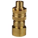 Brass Dix-Lock™ N-Series Bowes Interchange Female Thread Plug